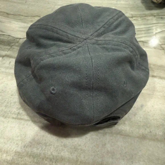 Balenciaga Dark Blue Gray Distressed Cap EUC - Picture 8 of 12